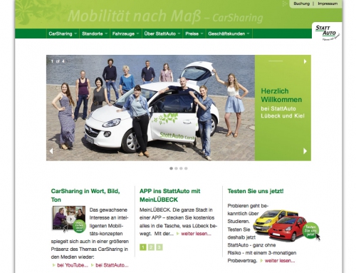 Webdesign CarSharing