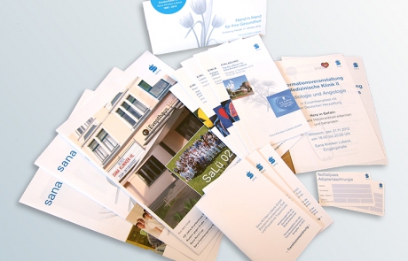 Drucksachen für jeden Zweck Drucksachen: Visitenkarten, Flyer, Broschüren, Einladung