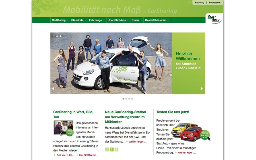 Website CarSharing