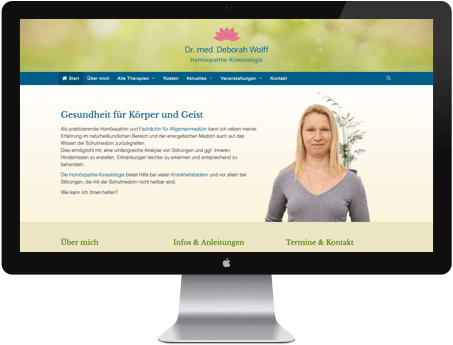 Website Webdesign Homöopathie