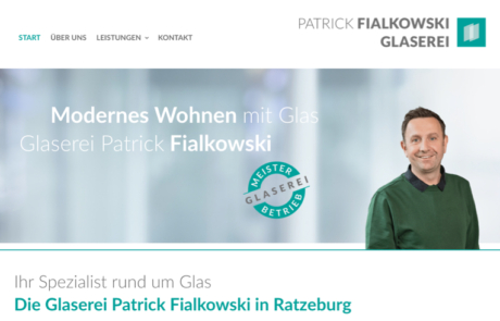 Glaserei Website mit WordPress Glaserei Ratzeburg Webdesign
